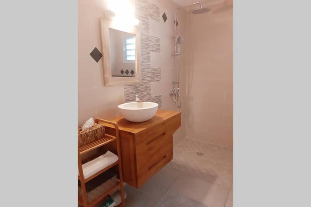 Les Orchidees Apartment Petit-Bourg Bagian luar foto