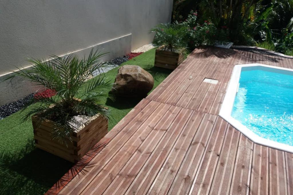 Les Orchidees Apartment Petit-Bourg Bagian luar foto